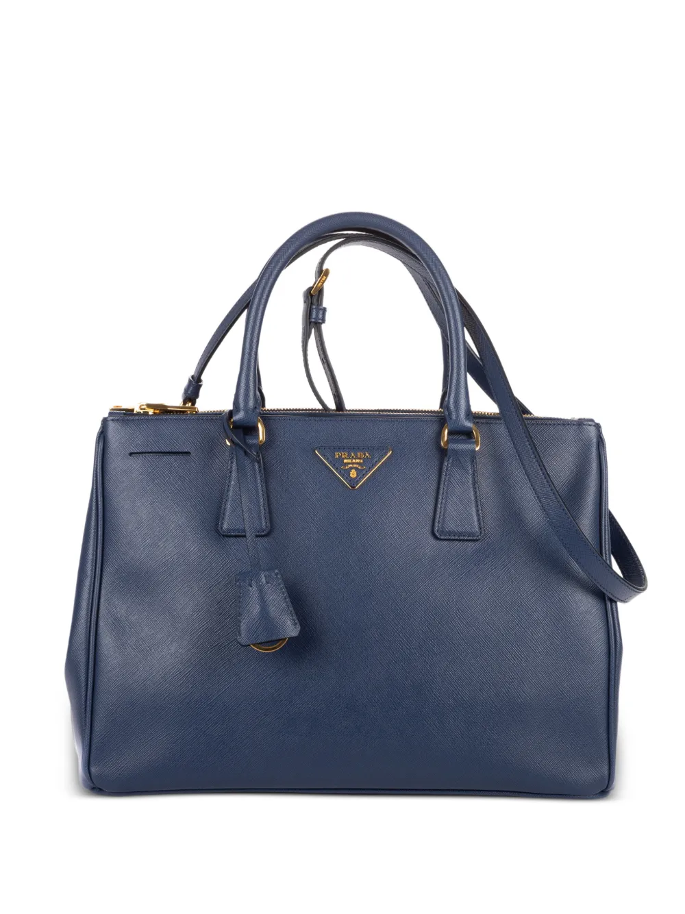 Prada Pre-Owned medium Galleria double-zip tote bag - Blau