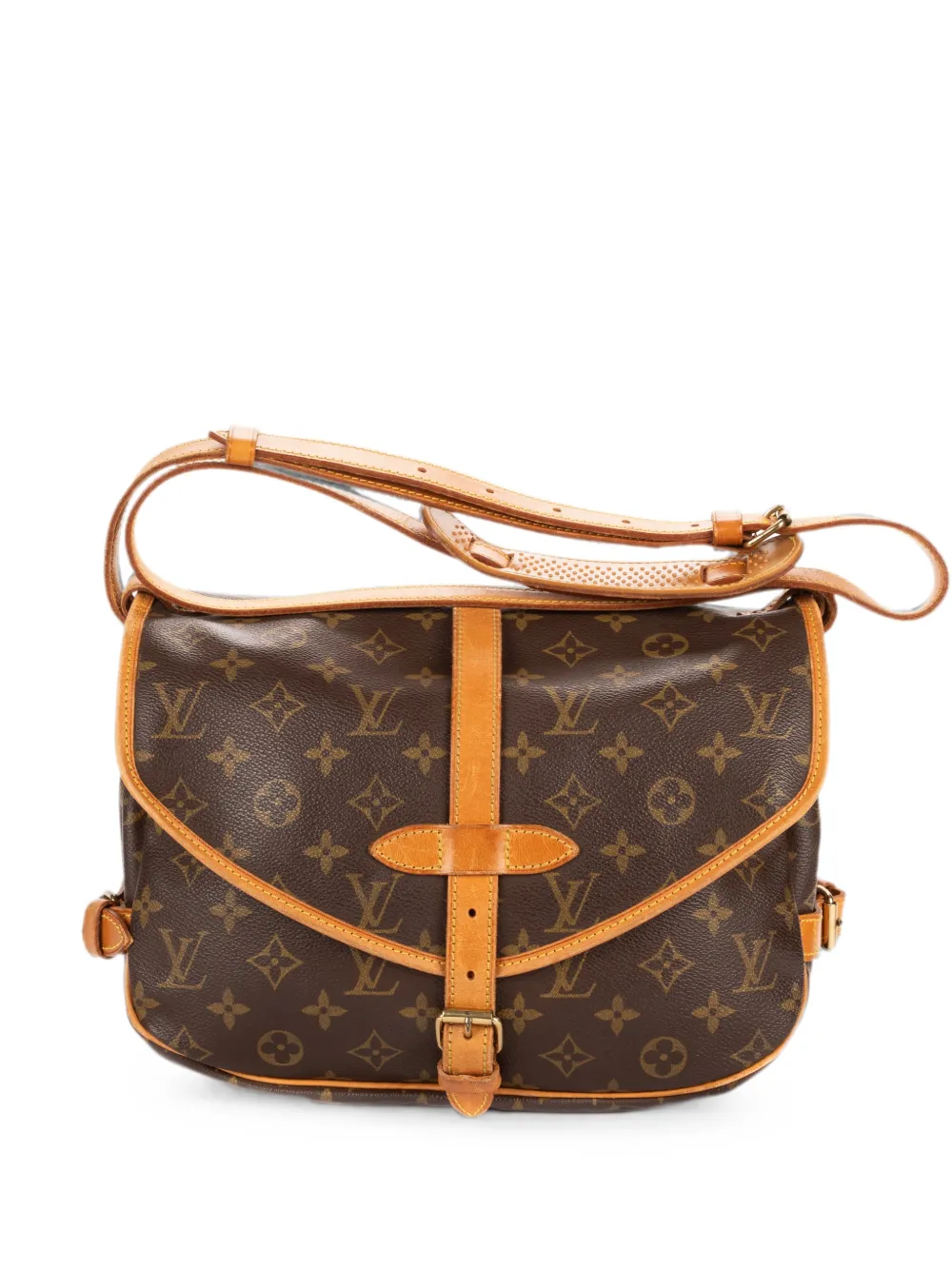 Louis Vuitton Pre-Owned 1996 PM Saumur Monogram canvas shoulder bag - Marrone