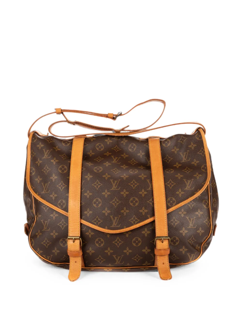 Louis Vuitton Pre-Owned 1991 Saumur Monogram canvas shoulder bag - Braun