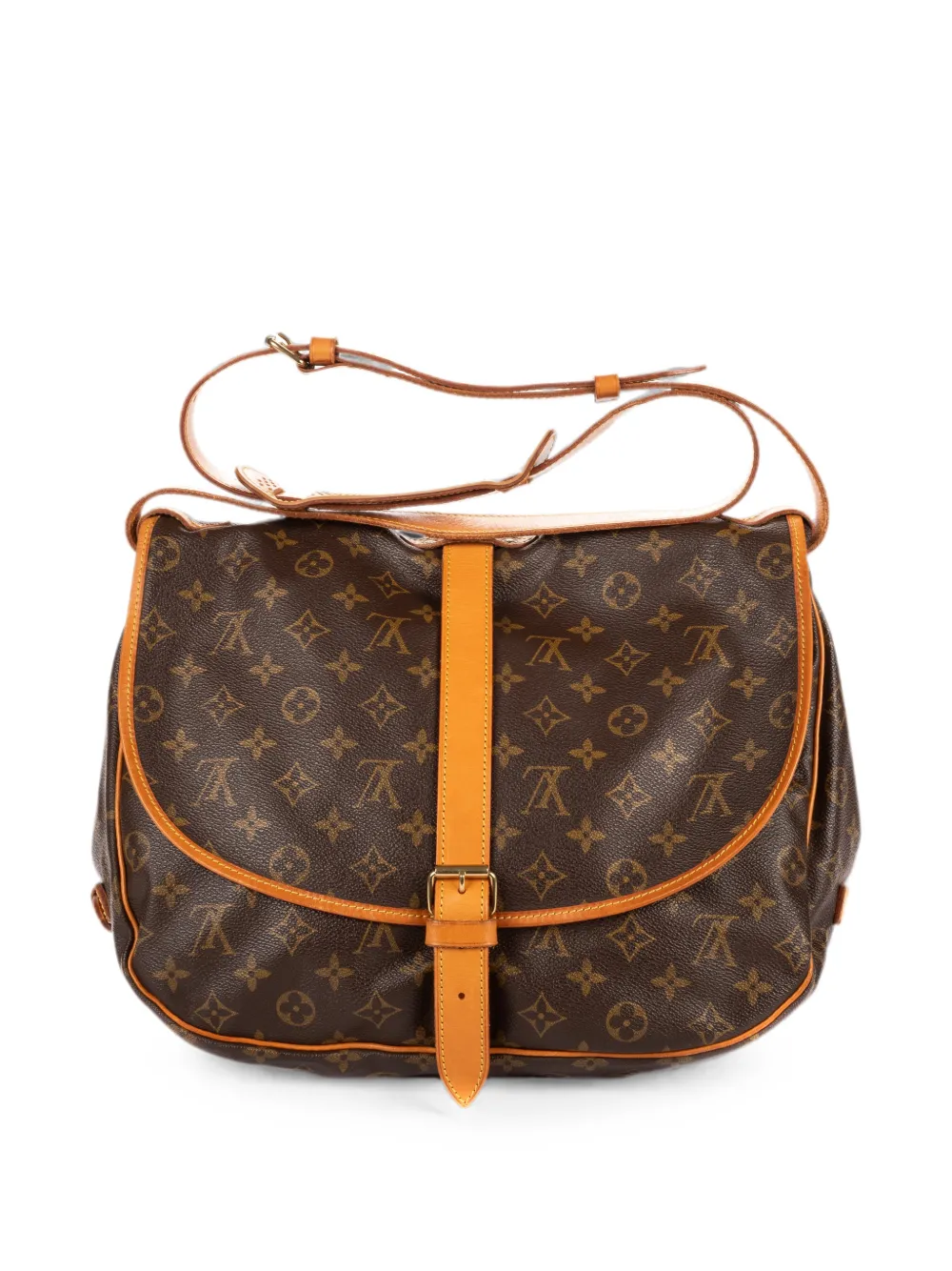 Louis Vuitton Pre-Owned 1993 GM Saumur Monogram canvas shoulder bag - Brown