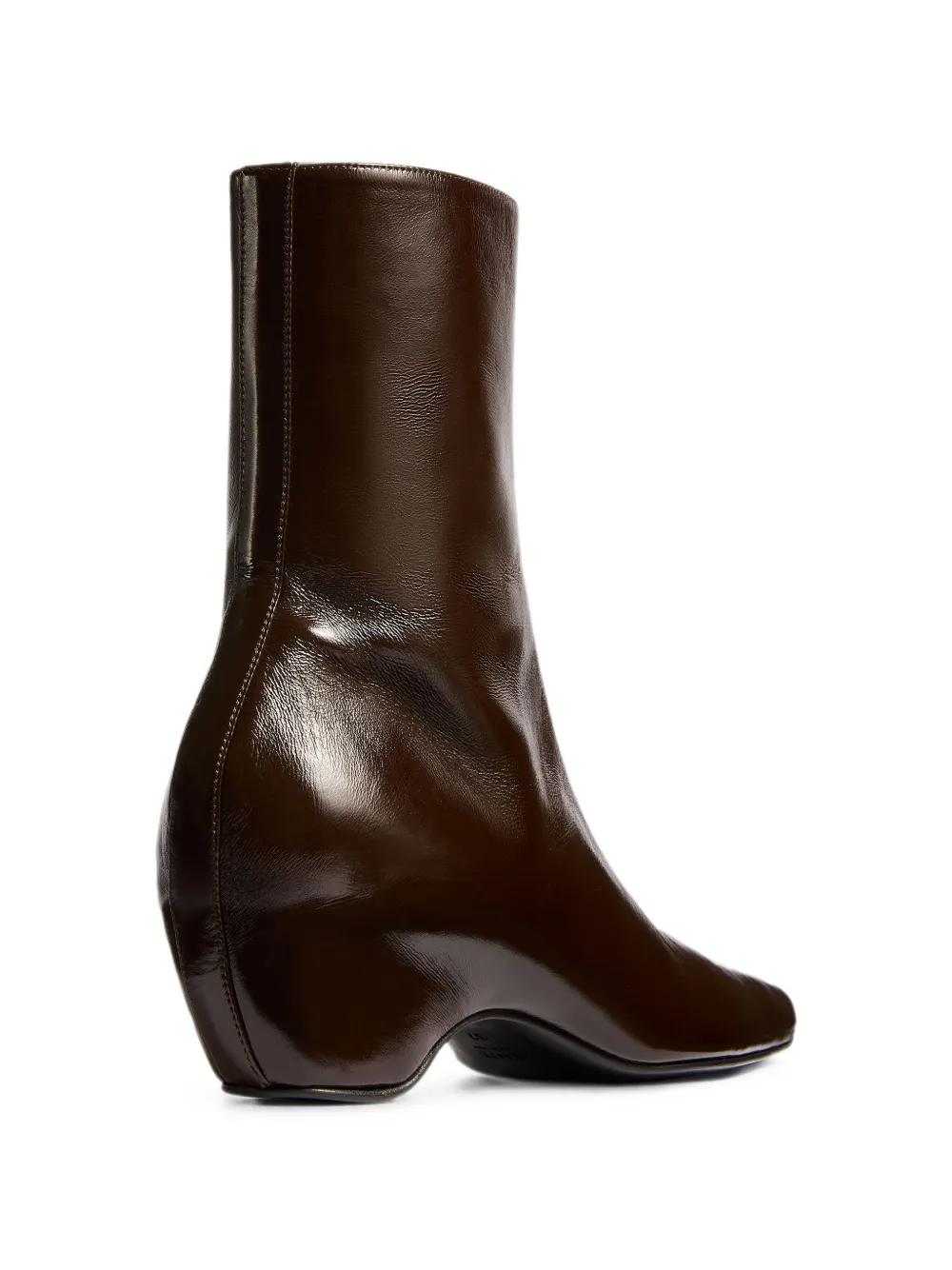 KHAITE Sybil pointed-toe ankle boots Bruin