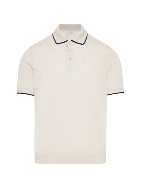 Gran Sasso contrast-trim knitted polo shirt
