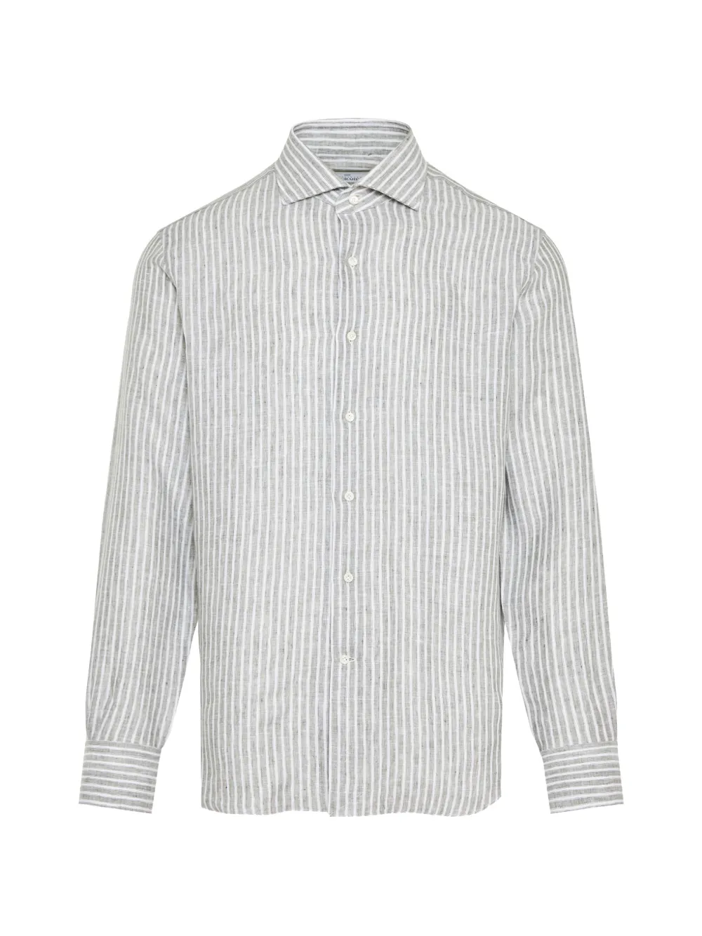 Alessandro Gherardi striped linen shirt - Verde