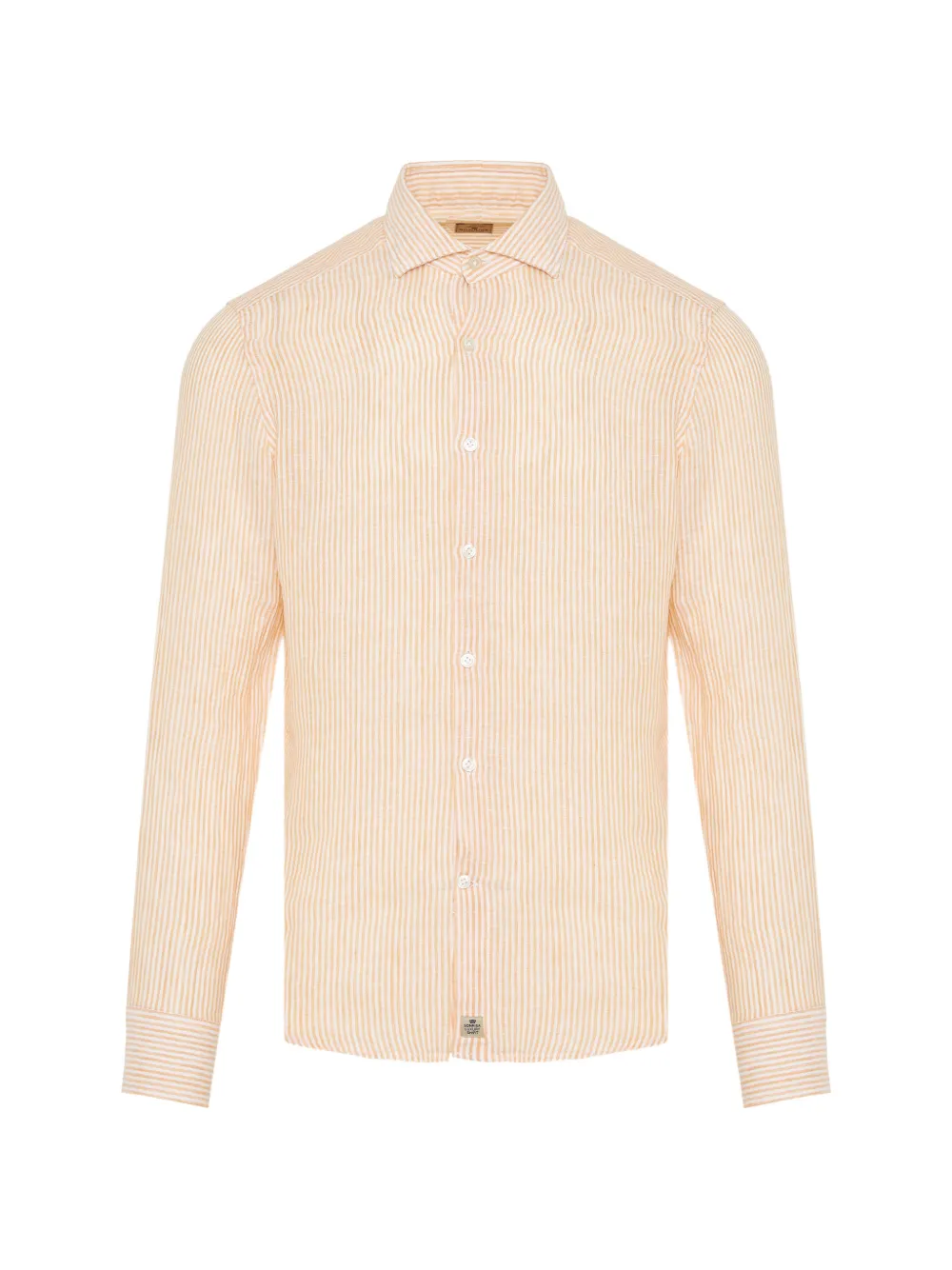 Sonrisa Vertical-stripe Long-sleeve Shirt In Neutral