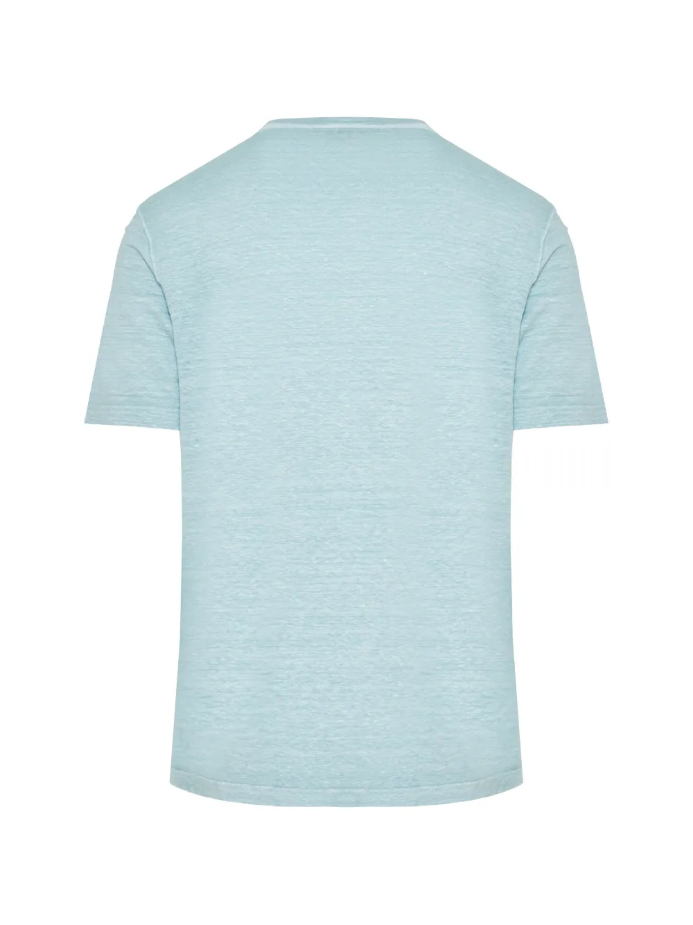 Gran Sasso T-shirt met split en textuur Blauw