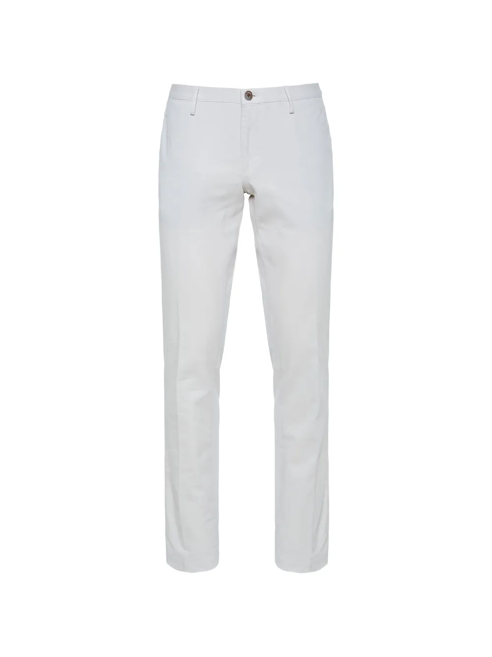 BOSS logo-plaque slim-fit trousers - Bianco