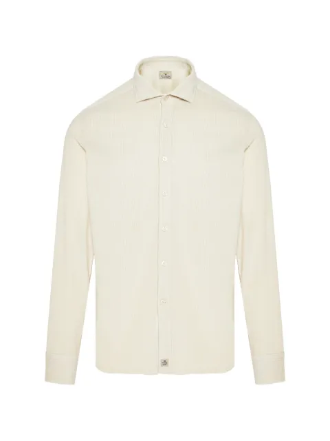 Sonrisa corduroy-texture long-sleeve shirt