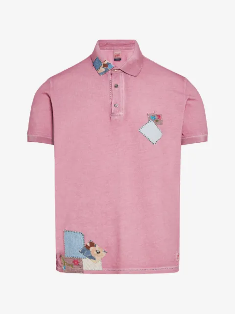BOB polo con diseño patchwork