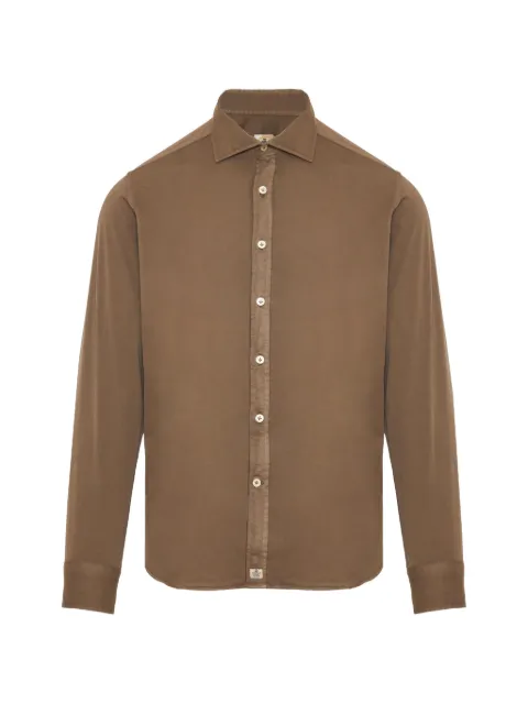 Sonrisa point-collar long-sleeve shirt
