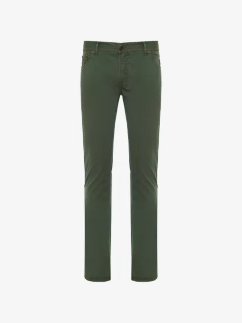 Richard J. Brown  Tokyo logo-patch straight-leg trousers