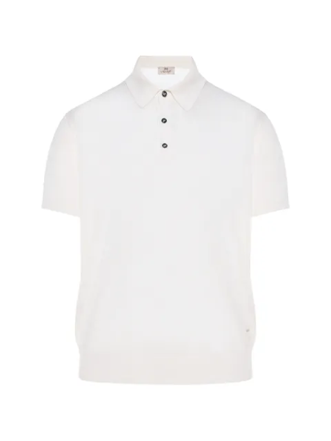 Enrico Mandelli logo-plaque polo shirt