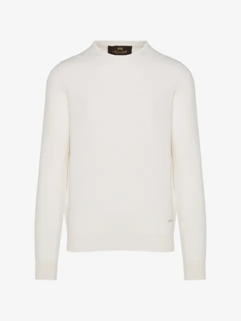 Enrico Mandelli logo-plaque sweater