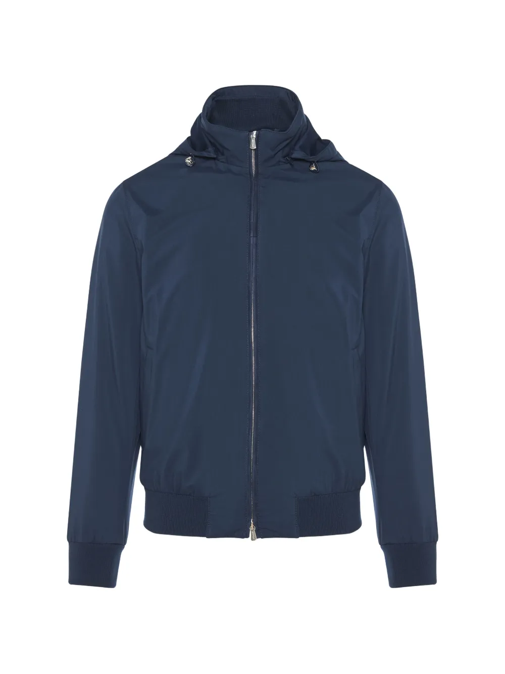 Enrico Mandelli hooded zip-up jacket - Blu