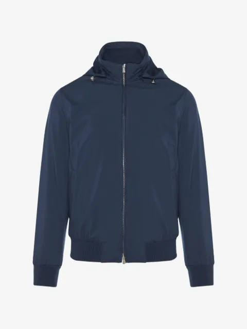 Enrico Mandelli hooded zip-up jacket