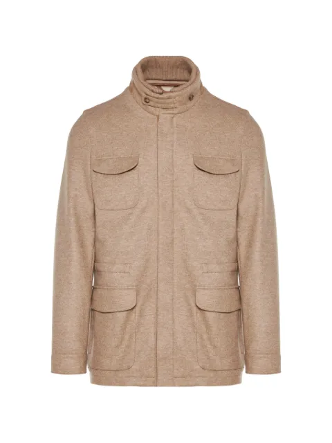 Enrico Mandelli multi-pocket high-neck jacket
