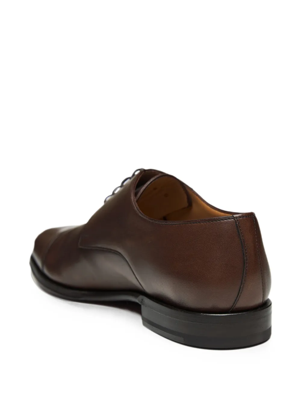 testoni cap-toe lace-up Derby shoes Bruin