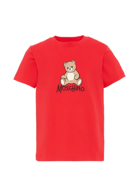 Moschino Kids playera con motivo Bear