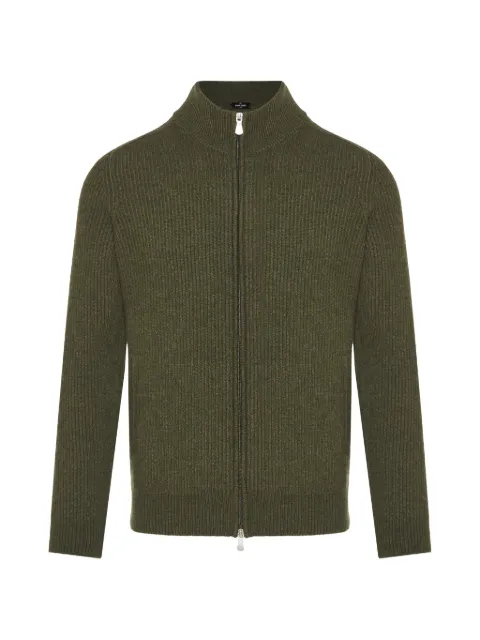 Gran Sasso jersey de canalé con cremallera