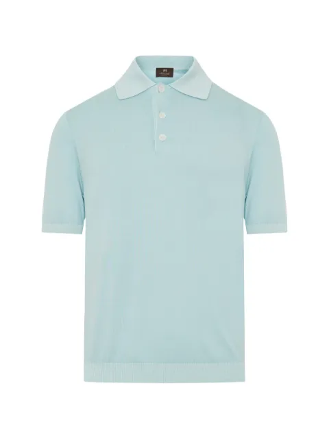 Enrico Mandelli short-sleeve knitted polo shirt
