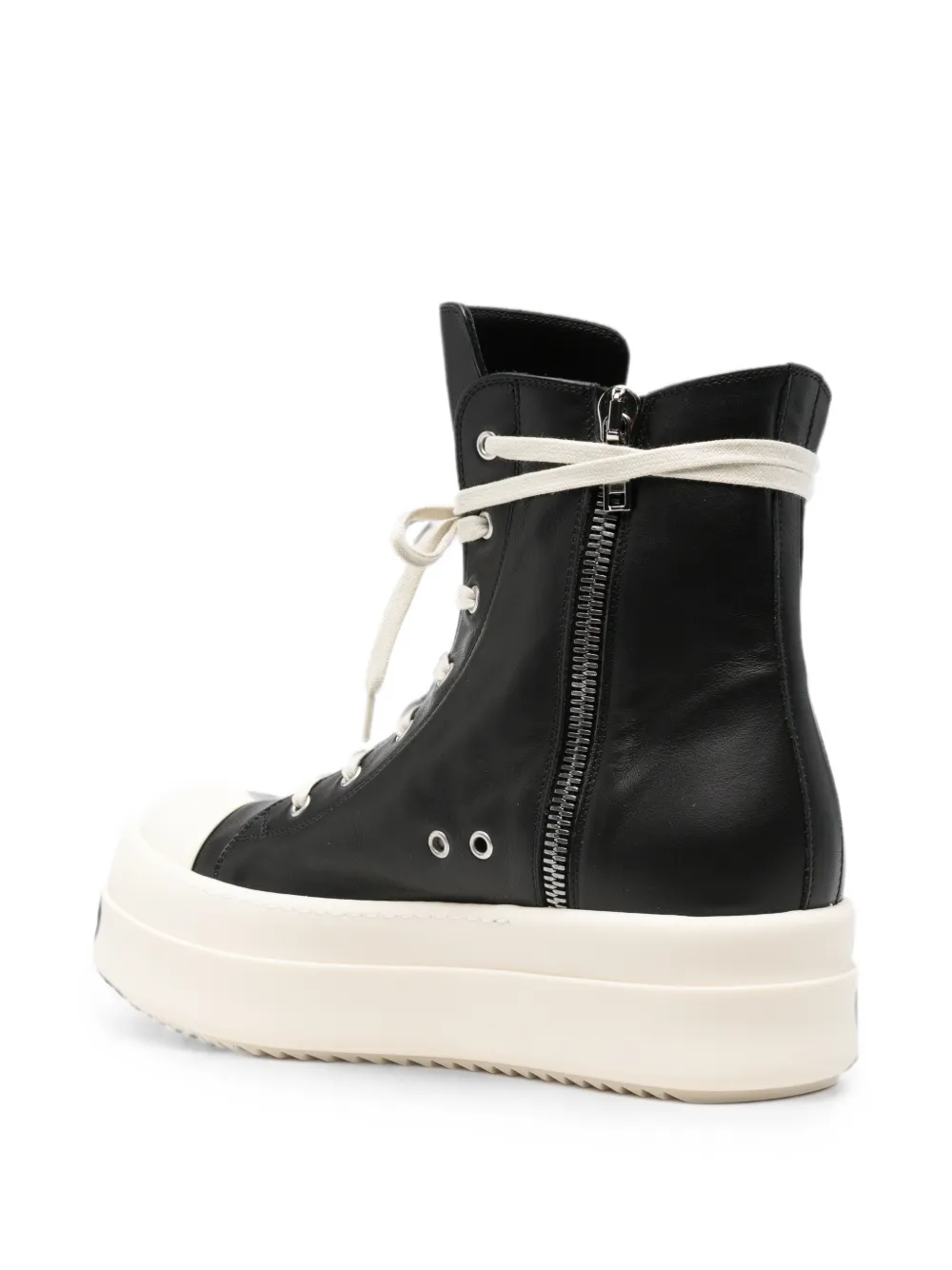 Rick Owens Sneakers met plateauzool Zwart