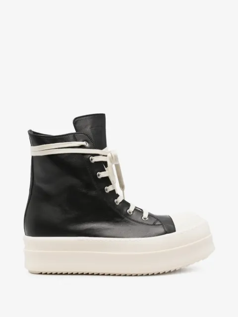 Rick Owens platform high-top sneakers