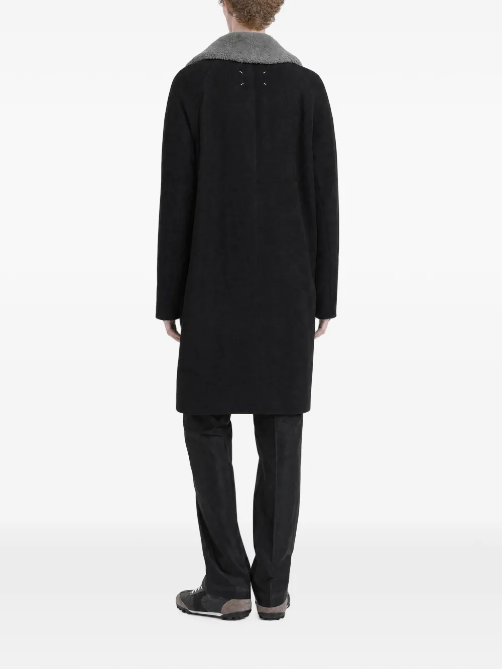 Maison Margiela Leren jas Zwart