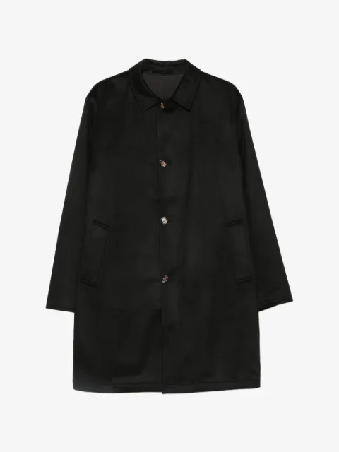 Kired single-breasted cashmere coat
