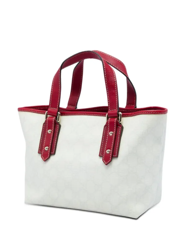 Gucci Pre-Owned 2016-2026 GGスプリーム ハート タトゥーハンドバッグ 