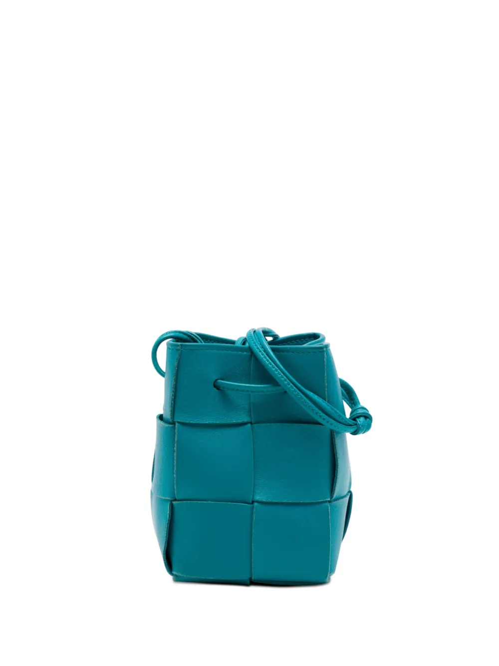 Bottega Veneta Pre-Owned 2012-2026 Mini Nappa Maxi Intrecciato Cassette bucket bag - Blue
