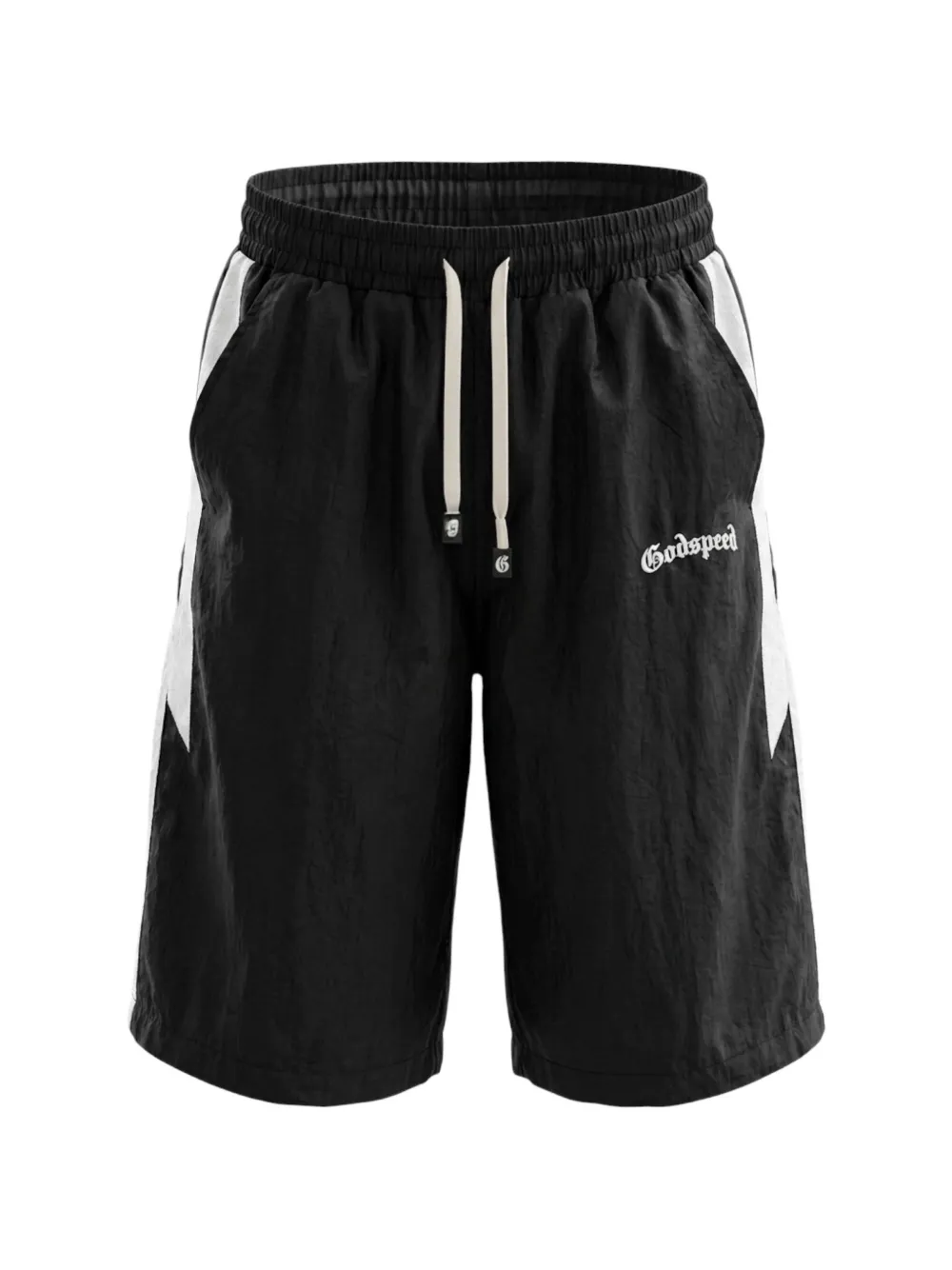 GODSPEED Halftime logo-embroidered shorts - Schwarz
