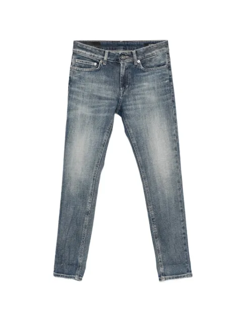 DONDUP jeans capri con efecto desgastado