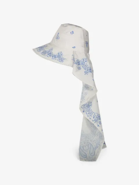 Cédric Charlier paisley-print hat