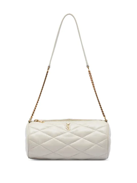 Saint Laurent Pre-Owned 2022 Mini Quilted Lambskin Sade Tube Bag shoulder bag