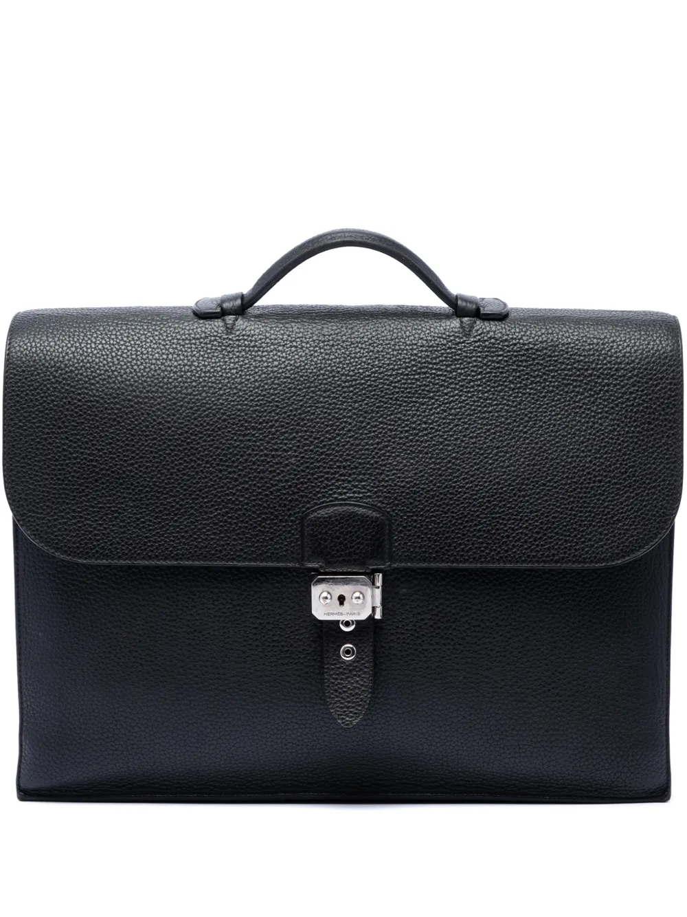 Hermès Pre-Owned 2011 Togo Sac a Depeches Aktentasche 41cm - Schwarz