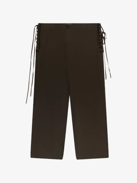 Alexander McQueen pantalones utility con cordones