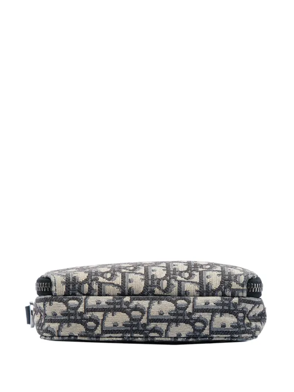 Christian Dior Pre-Owned 2020 Oblique Canvas Zipped Pouch With