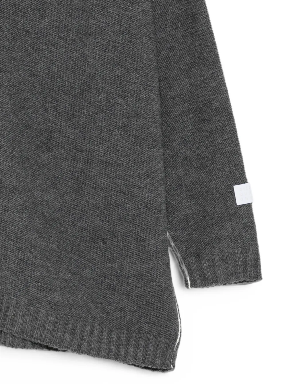 MM6 Maison Margiela button-fastening oversized cardigan Grijs