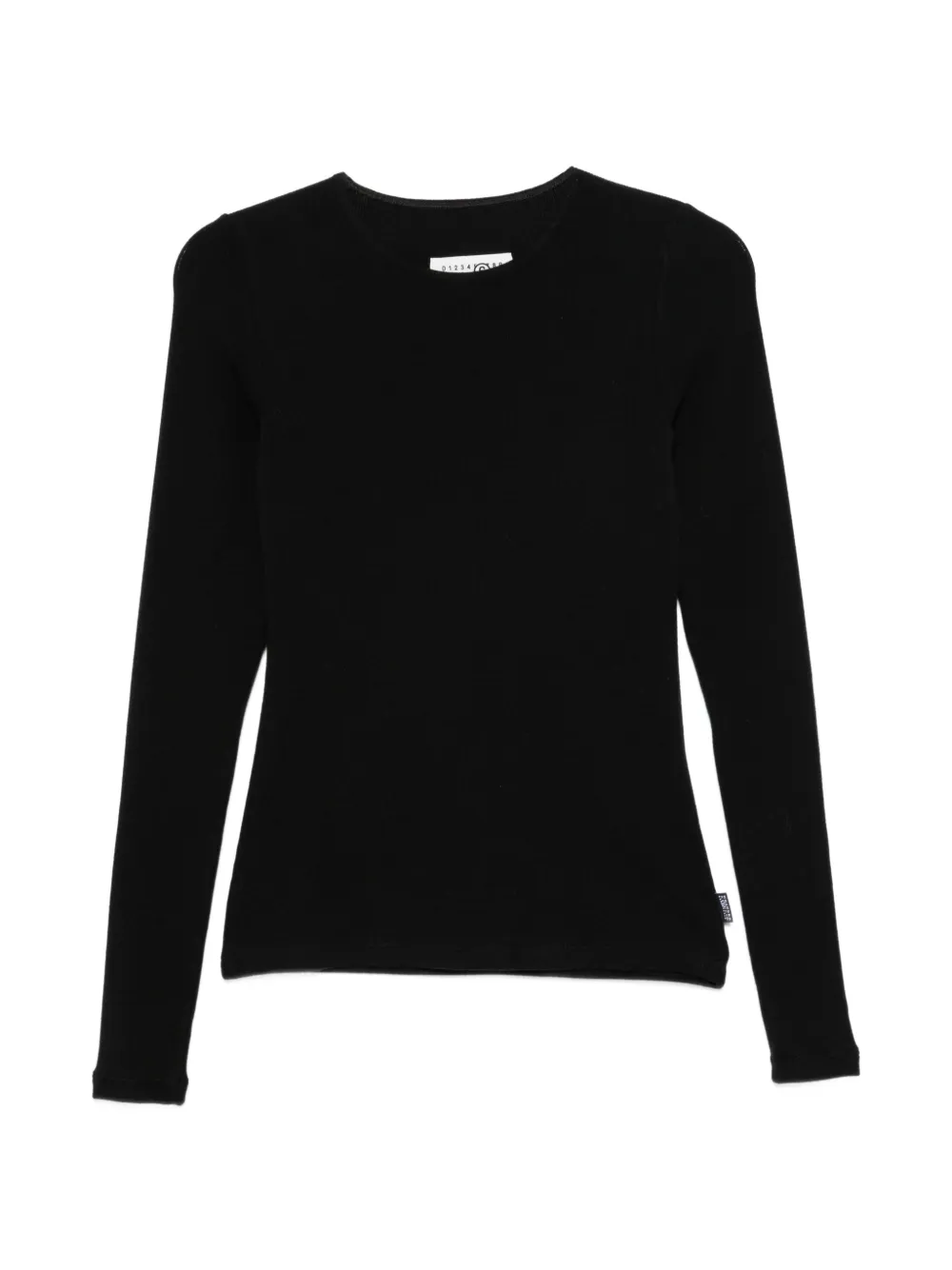 MM6 Maison Margiela Top a maniche lunghe - Nero