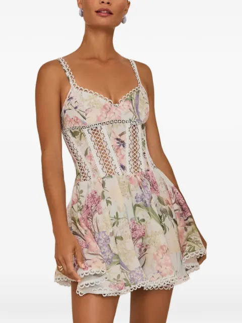 Charo Ruiz Ibiza Gardenia floral-print mini dress