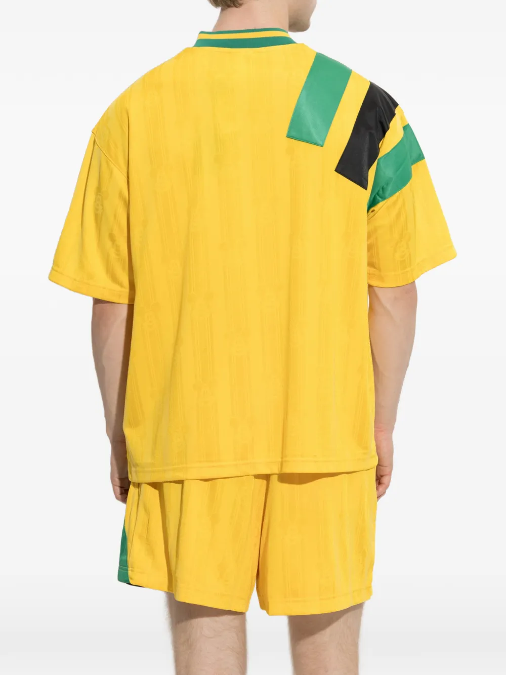 adidas x Disney x Brain Dead logo-print T-shirt Geel