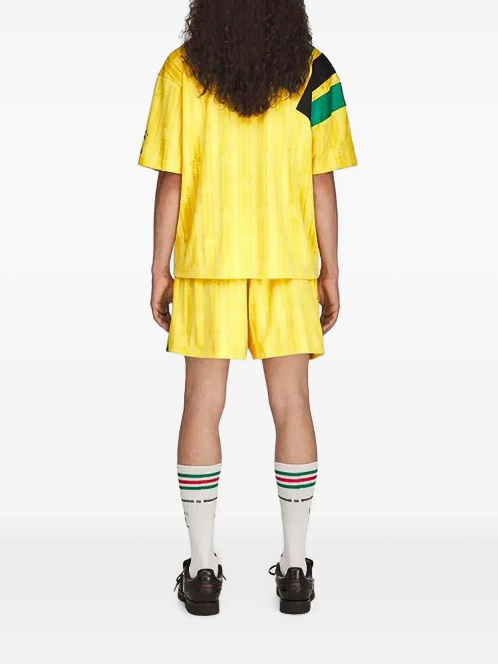 adidas x Disney x Brain Dead T-shirt met logoprint Geel