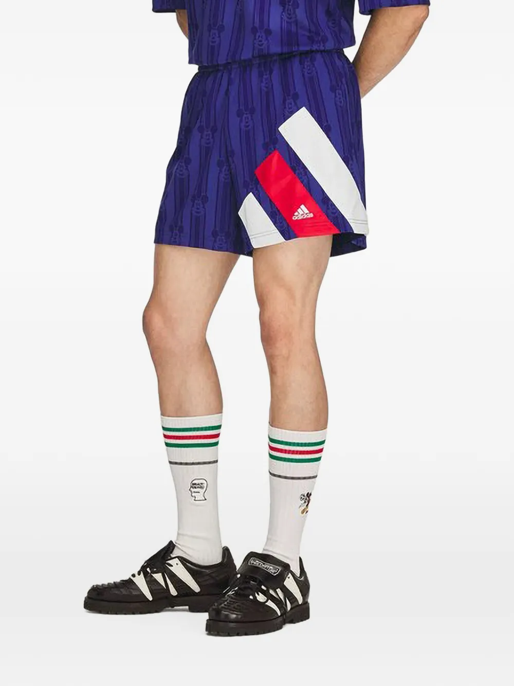 adidas x Disney x Brain Dead shorts - Blu