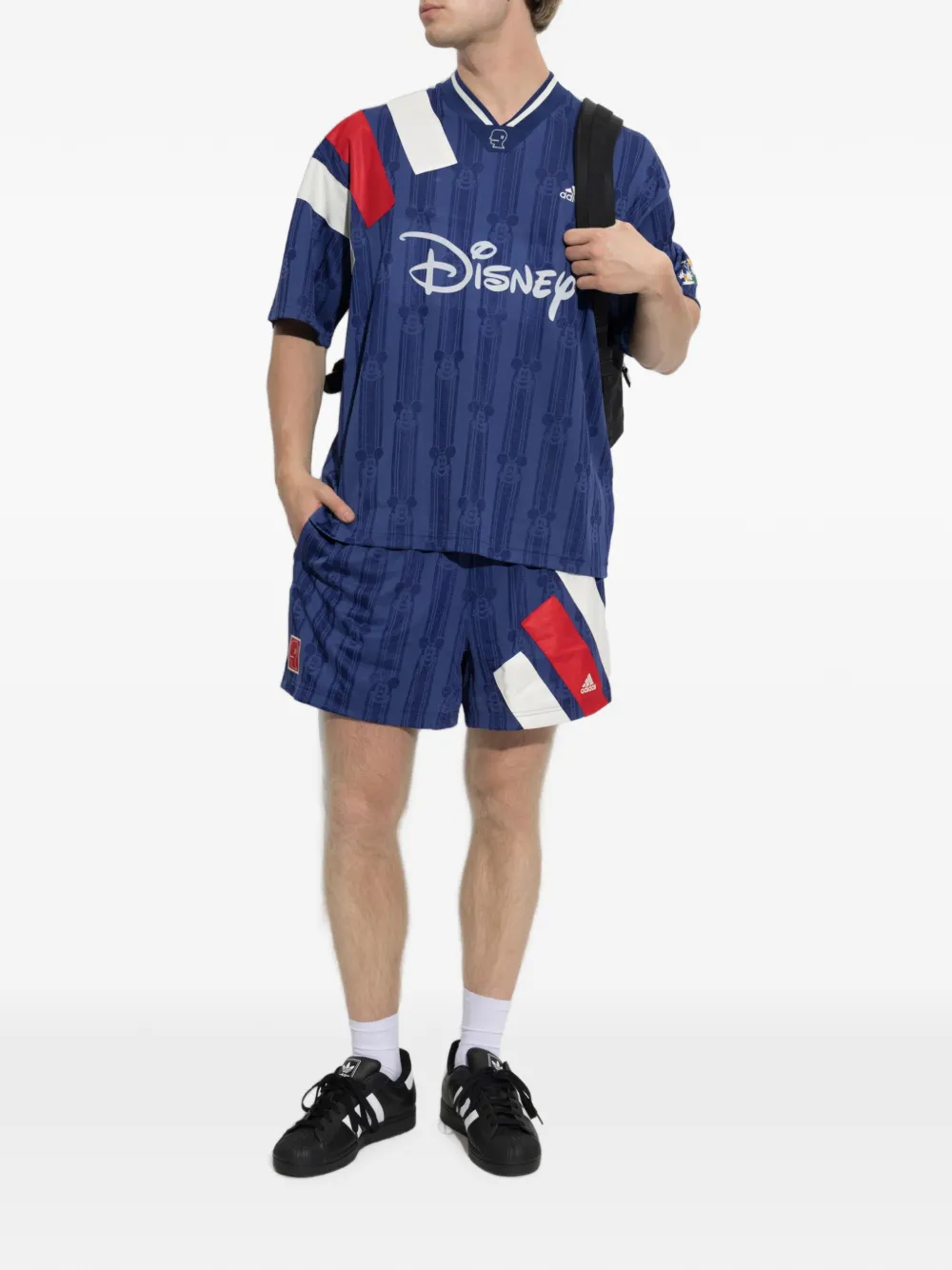 adidas x Disney Brain Dead short-sleeve T-shirt Blauw