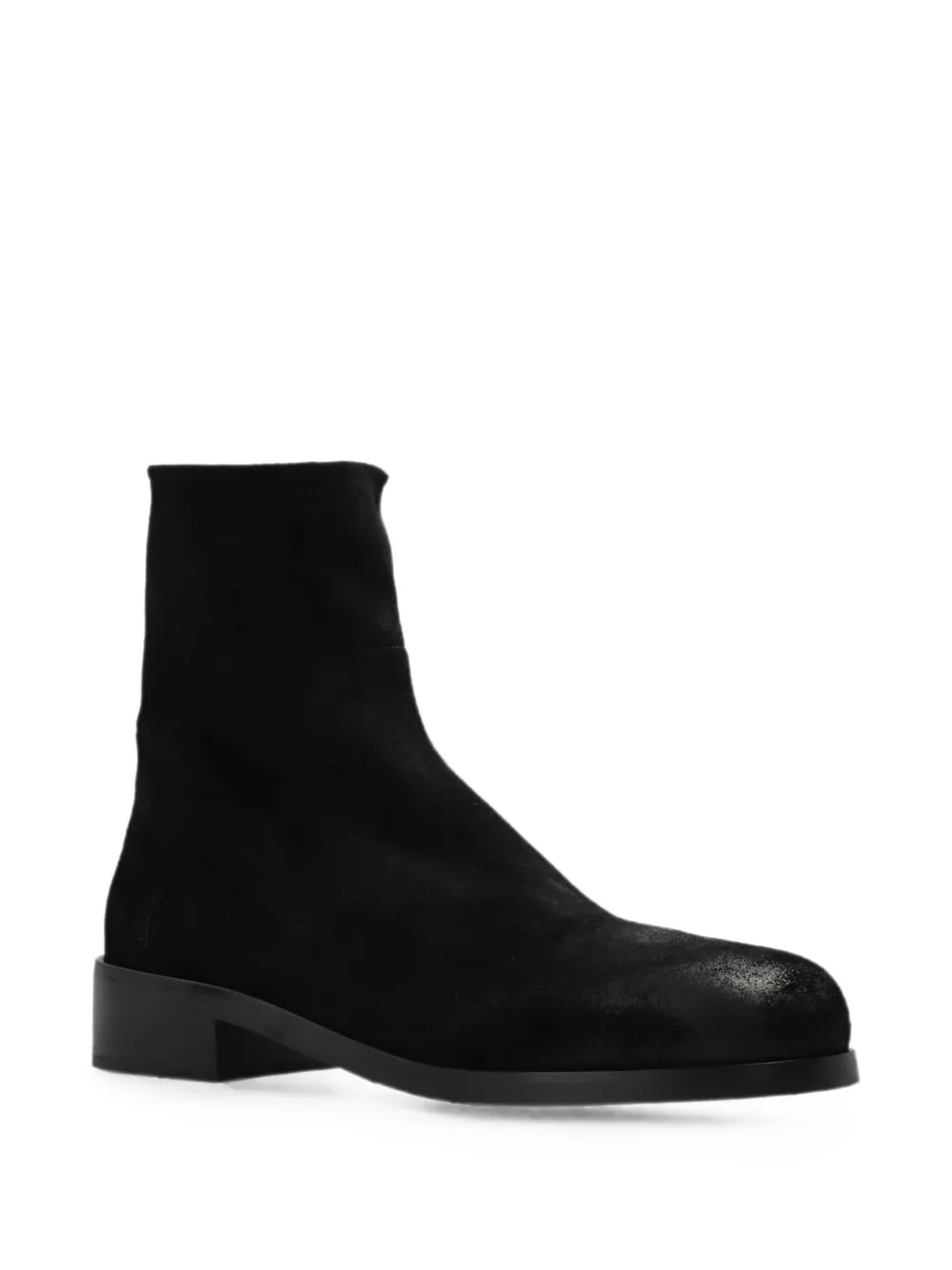 Marsèll Distressed-effect Leather Ankle Boots In Multi