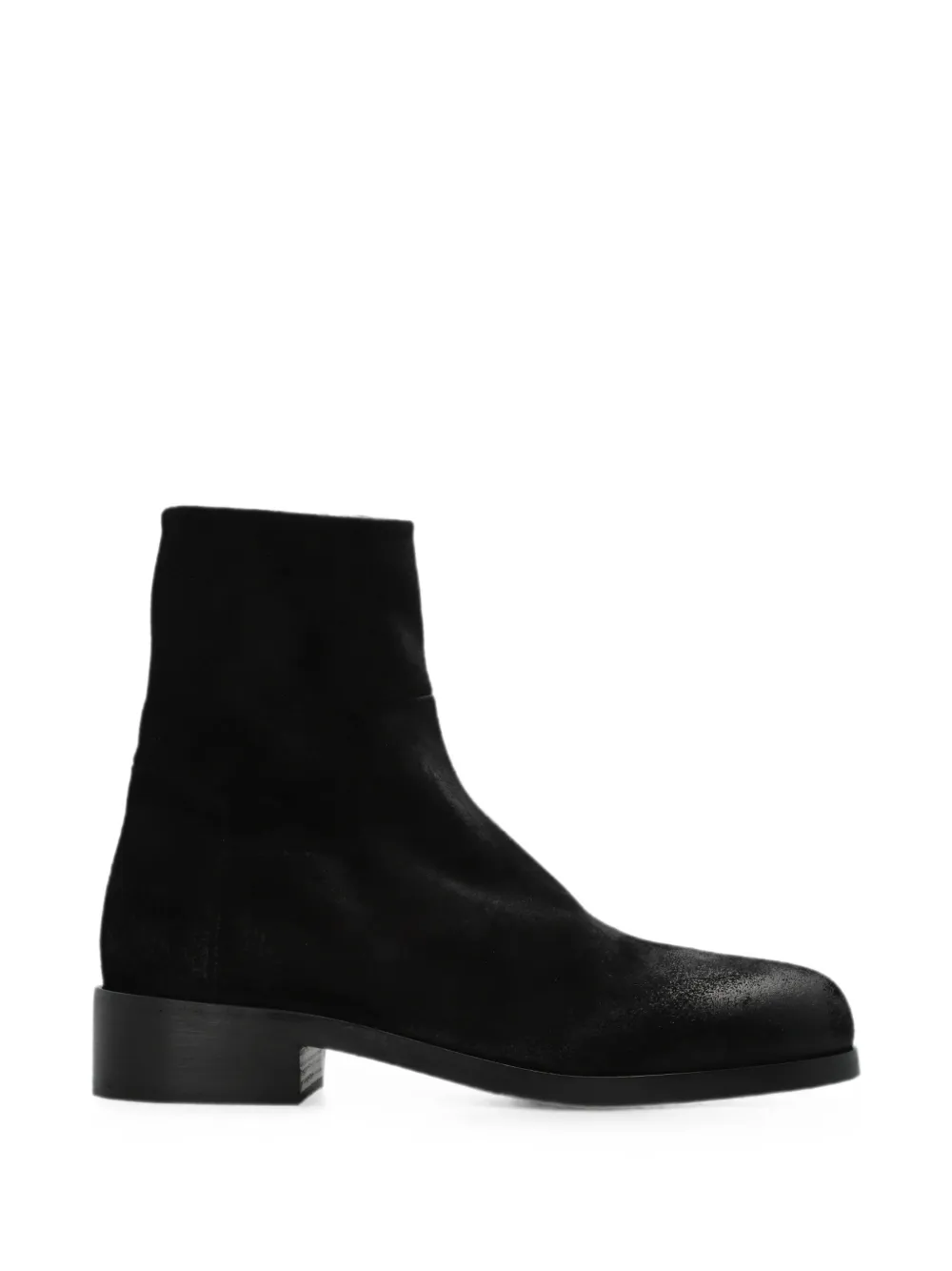 Marsèll Distressed-effect Leather Ankle Boots In Multi