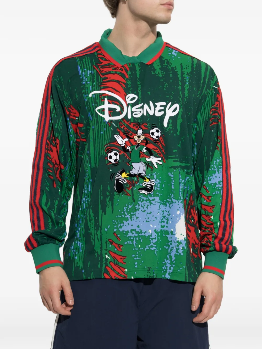 adidas x Disney x Brain Dead graphic-print T-shirt Groen