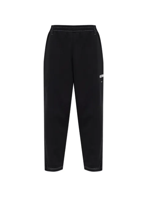Moschino contrast-stitch track pants