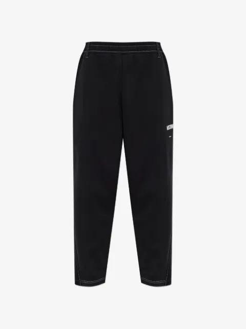 Moschino contrast-stitch track pants