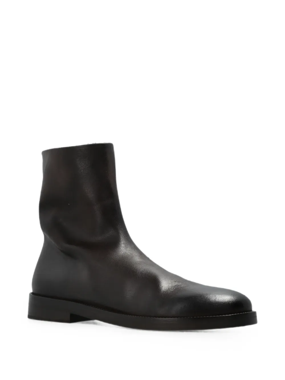 Marsèll zip-fastening leather ankle boots Bruin