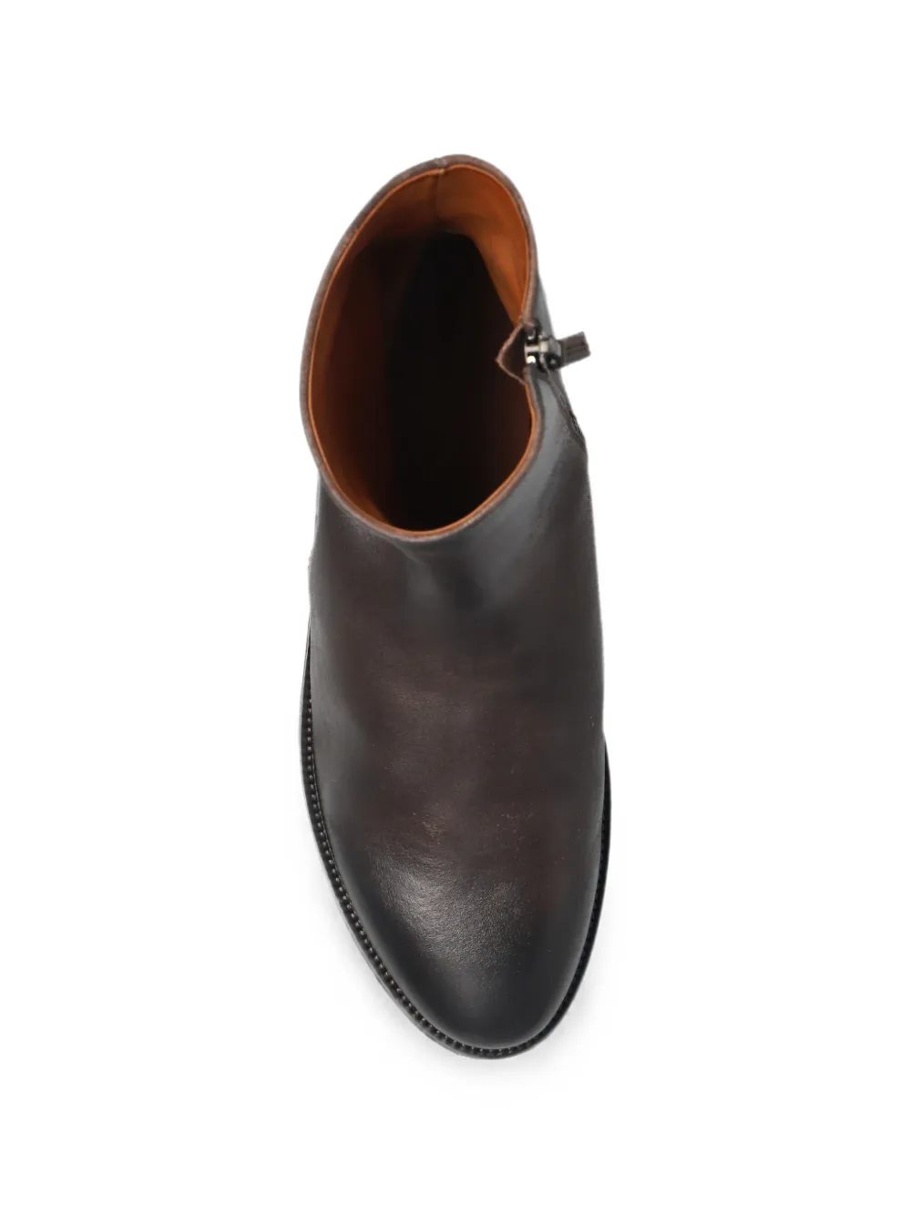 Marsèll zip-fastening leather ankle boots Bruin